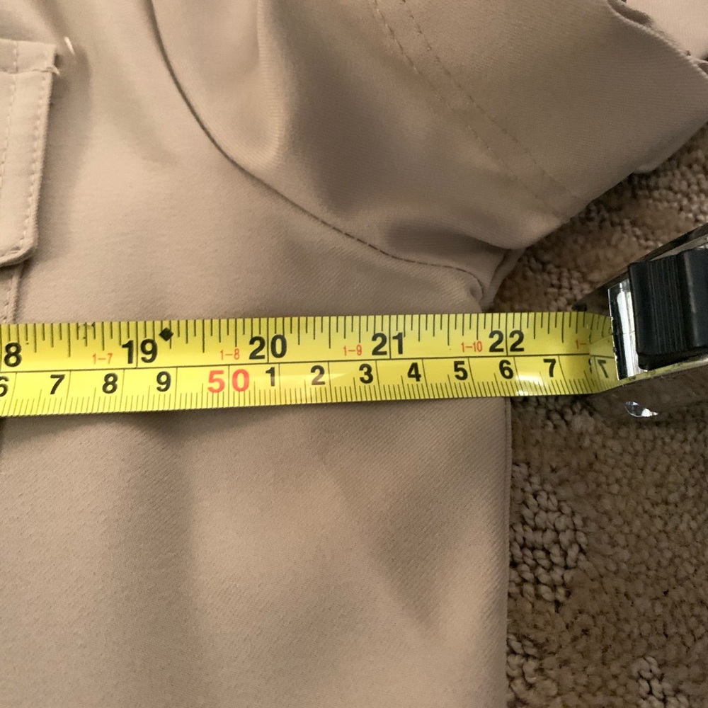 VTG 60s RETRO 2 pc SAFARI SUIT 4 pocket TAN KHAKI - Picture 5 of 8